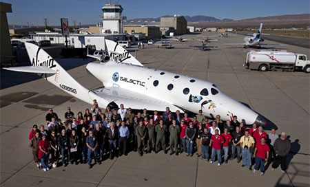 La avión espacial, SpaceShip Two El turismo espacial está más cerca